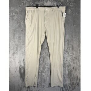 Kenneth Cole‎ Golf Mens Stone Flat Front Performance Pants 42x32 Lightweight